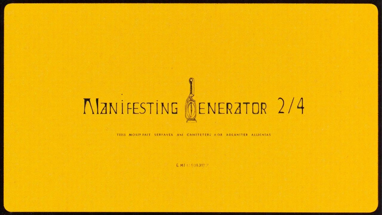 Catherine Breillat Žmogaus dizainas: Manifesting Generator 2/4