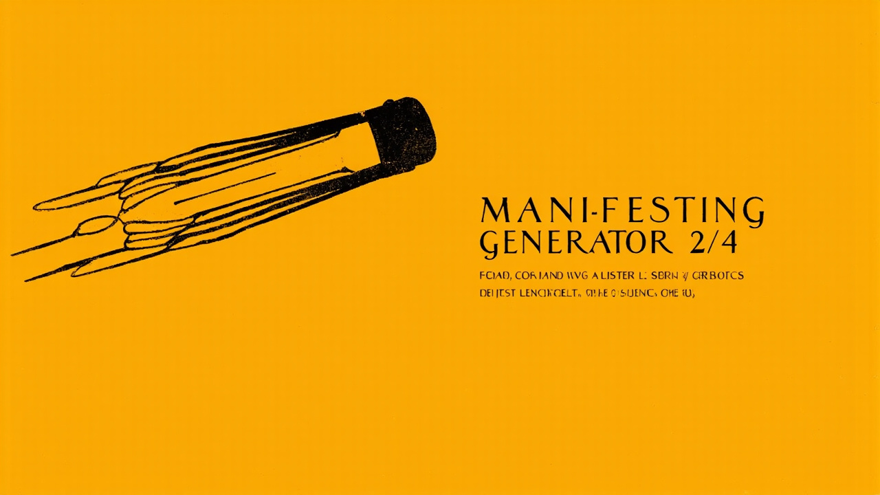 Evelyn Glennie inimdisain: Manifesting Generator 2/4