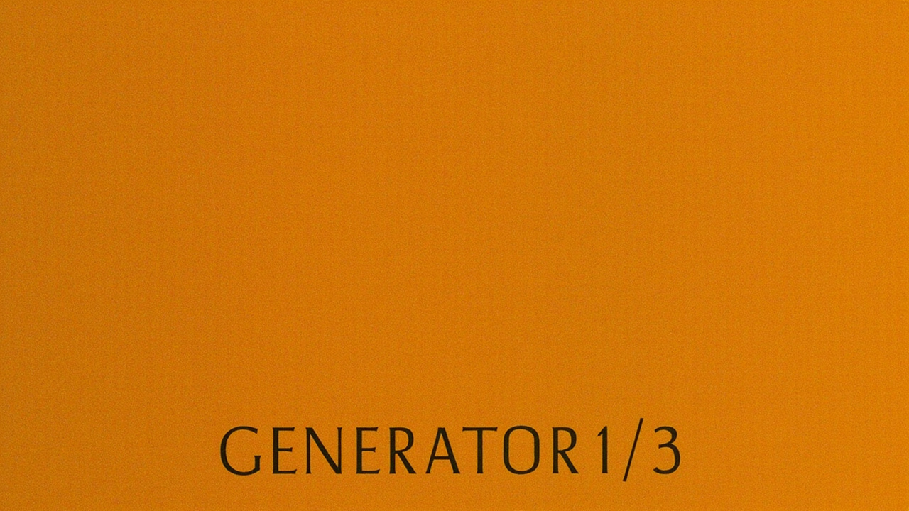 Finn Wolfhardi inimdisain: generaator 1/3